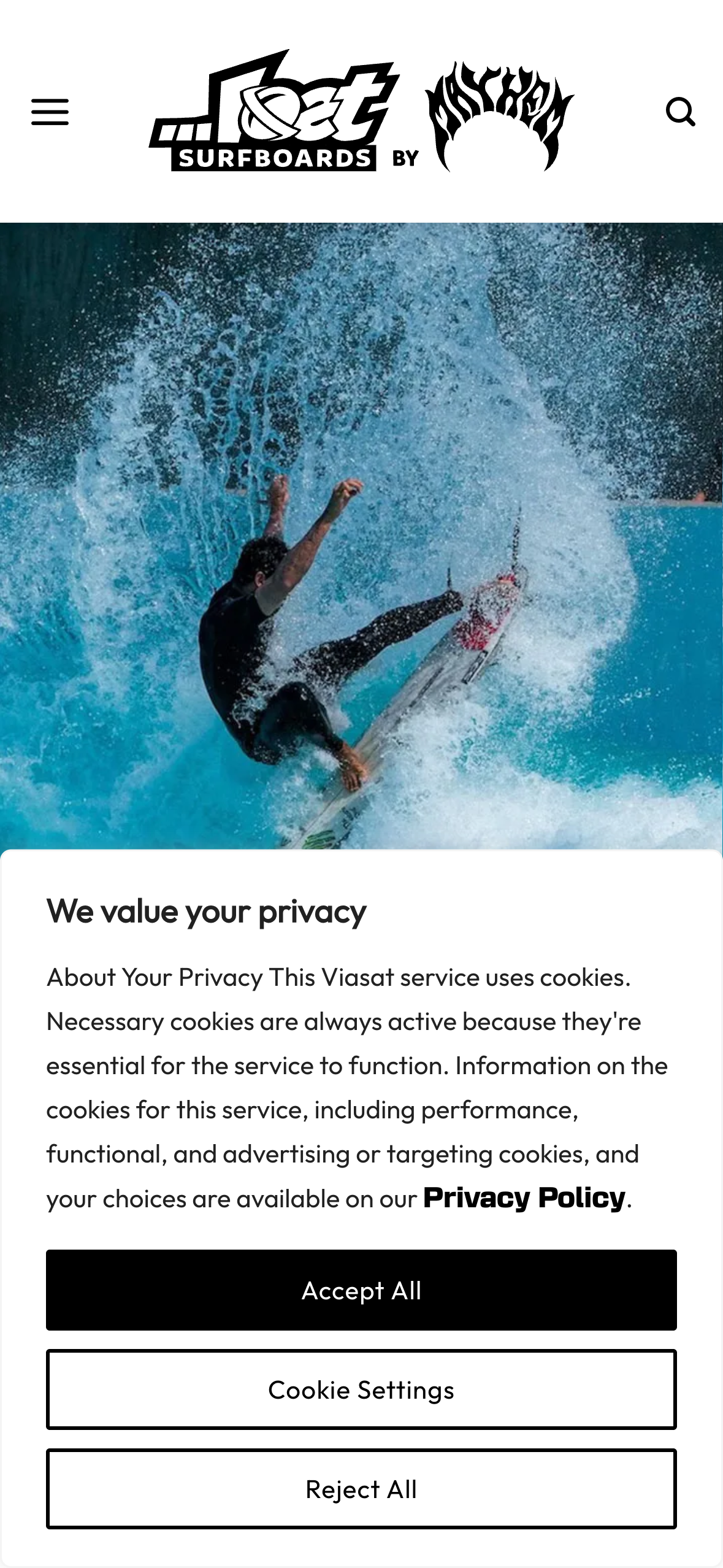 Lost Surfboards mobile